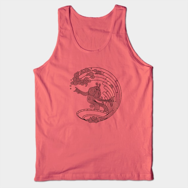 Spaghetti surfing Tank Top by Penkin Andrey